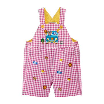 3/4 length overalls rose 商品画像