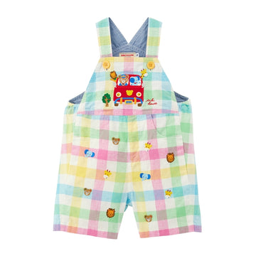 3/4 length overalls multi color 商品画像