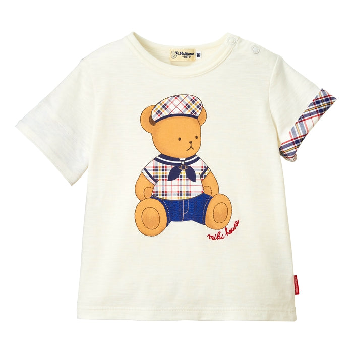 [Thanksgiving]MIKI HOUSEBear short sleeve T-shirt [Cancellation/Return not possible]