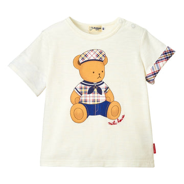 [Thanksgiving]MIKI HOUSEBear short sleeve T-shirt [Cancellation/Return not possible]