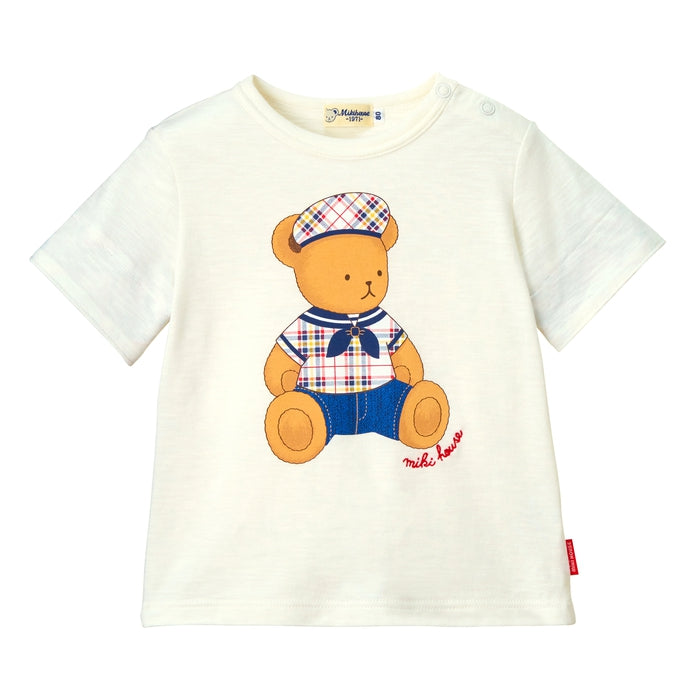 [Thanksgiving]MIKI HOUSEBear short sleeve T-shirt [Cancellation/Return not possible]