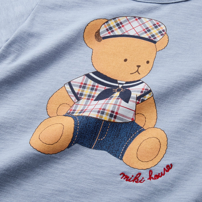 [Thanksgiving]MIKI HOUSEBear short sleeve T-shirt [Cancellation/Return not possible]