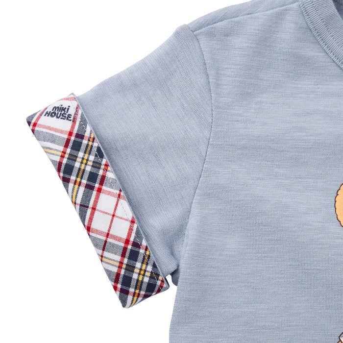 [Thanksgiving]MIKI HOUSEBear short sleeve T-shirt [Cancellation/Return not possible]