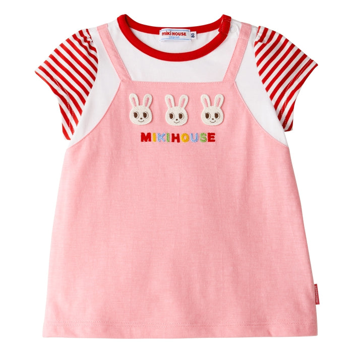 Layered short sleeve T-shirt