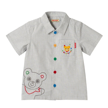 [Thanksgiving] Short-sleeved shirt [No cancellations or returns] gray 商品画像