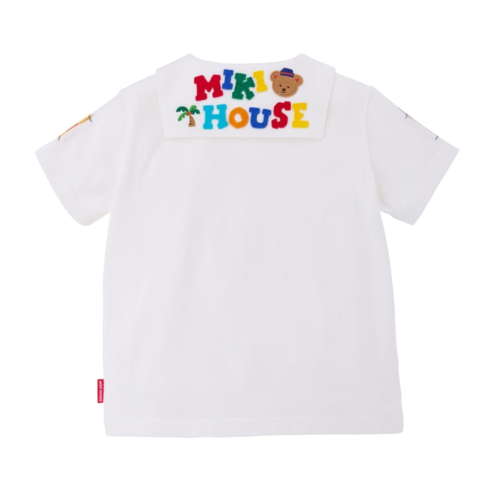 ミキハウスベア 半袖ブラウス