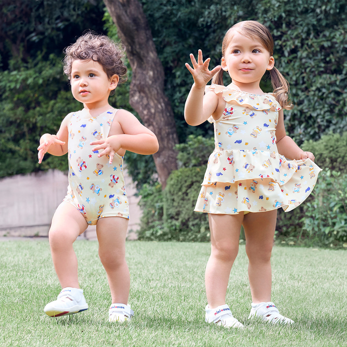 MIKI HOUSE곰 그레코 수영복