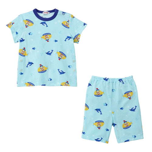 짧은 슬리브 잠옷 (6/4 길이 바지)の商品画像