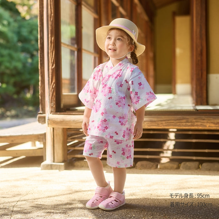 アジサイ柄甚平スーツ – ミキハウスオフィシャルサイト