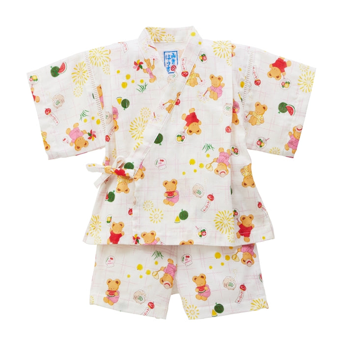 ミキハウスベア 甚平スーツ