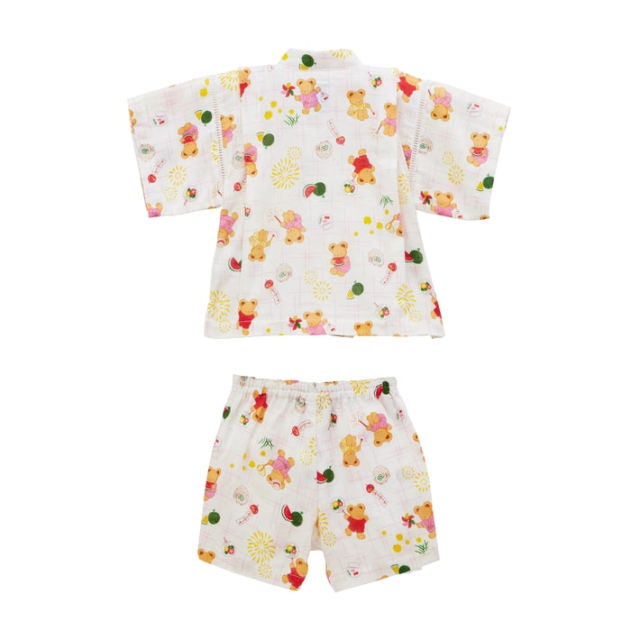 ミキハウスベア 甚平スーツ