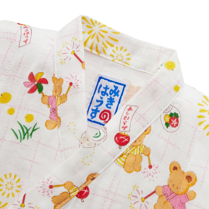 ミキハウスベア 甚平スーツ