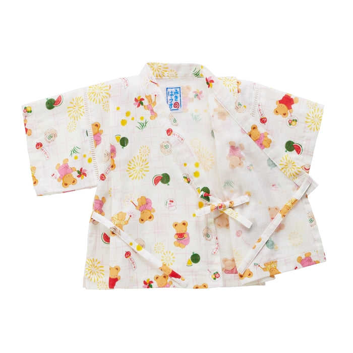 ミキハウスベア 甚平スーツ