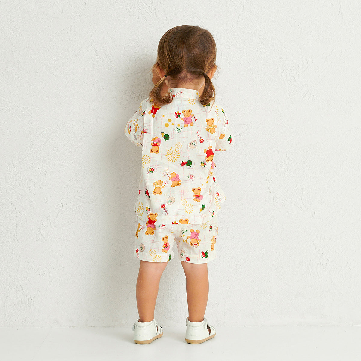 ミキハウスベア 甚平スーツ