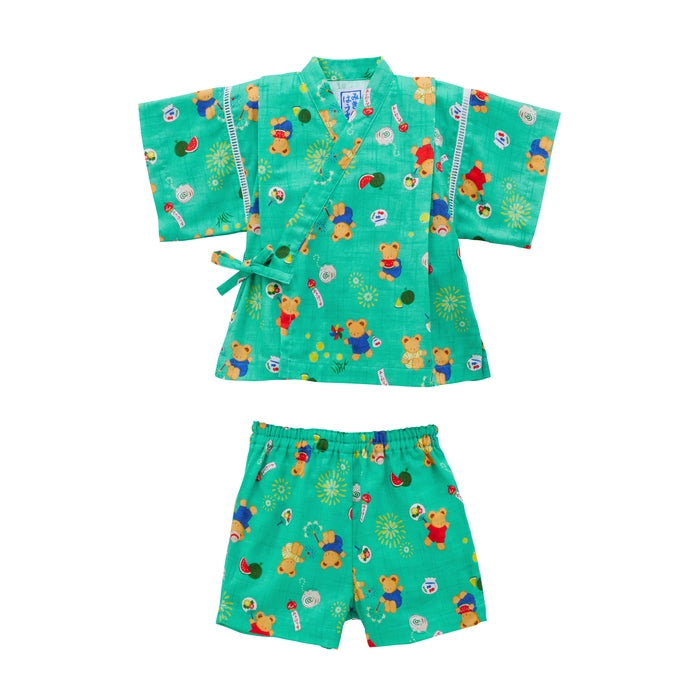 ミキハウスベア 甚平スーツ