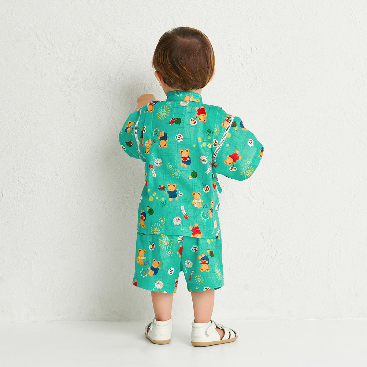 ミキハウスベア 甚平スーツ