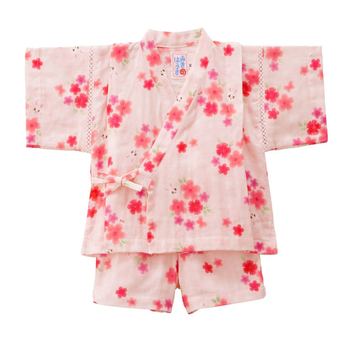 お花うさこ甚平スーツ