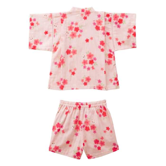 お花うさこ甚平スーツ