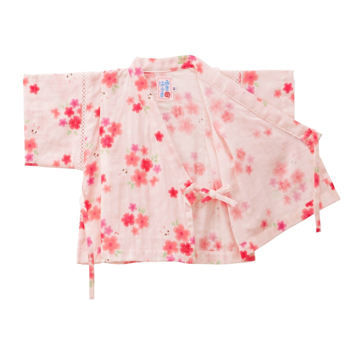 お花うさこ甚平スーツ