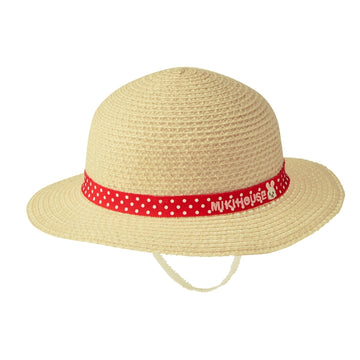 Straw style summer hat (hat) red 商品画像
