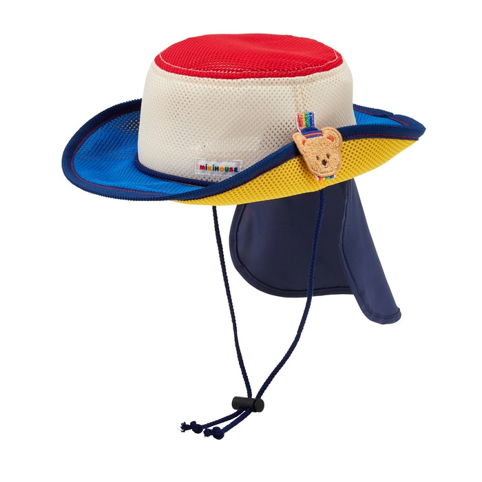 ミキハウスベア ダブルラッセルテンガロンハット