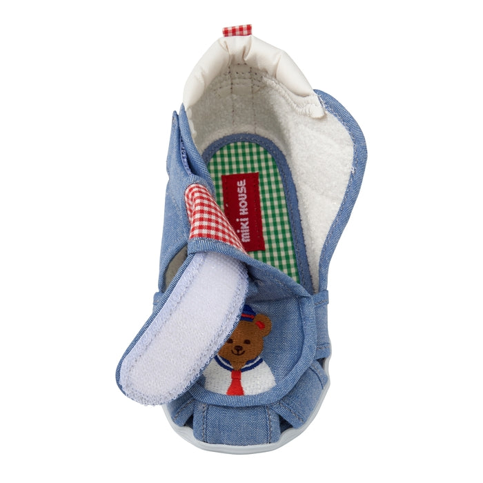 ミキハウスベア ベビーサンダル