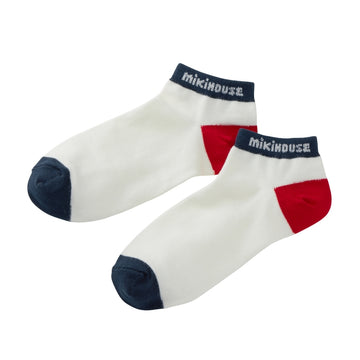 【WEB限定】ローカットソックス（大人用）【WebLimited】 赤×紺 商品画像