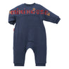 MIKI HOUSE靠背徽标coverall