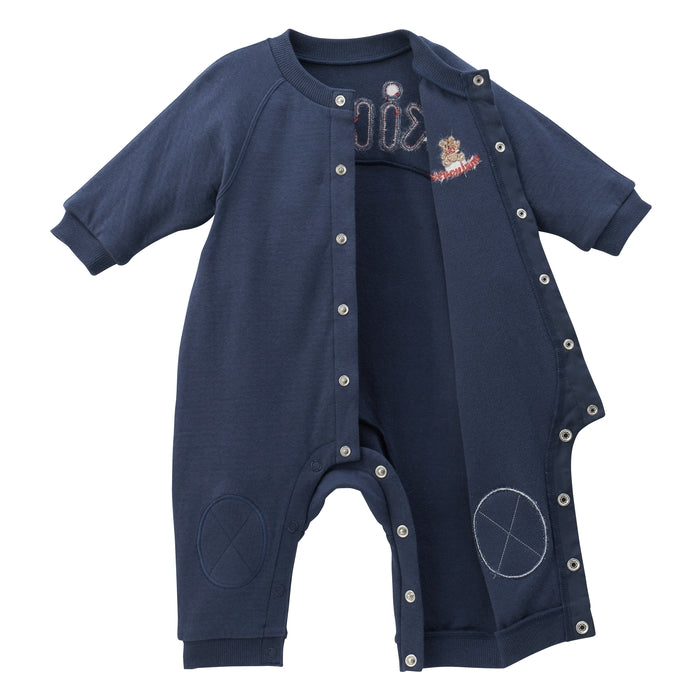 MIKI HOUSE靠背徽标coverall