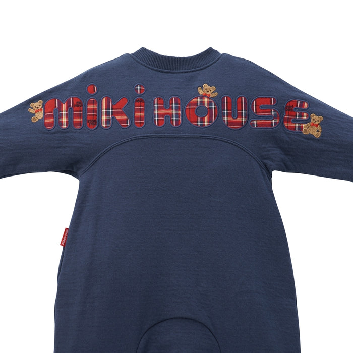 MIKI HOUSE靠背徽标coverall