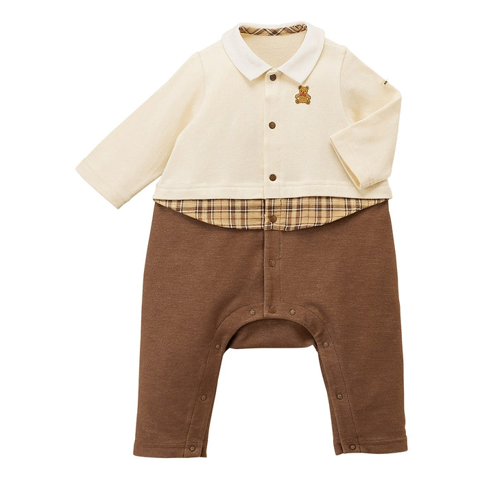 感謝祭】ミキハウスベアカバーオール【キャンセル・返品不可