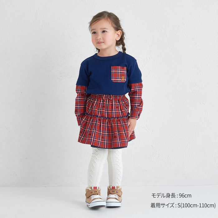 MIKI HOUSE格子裙