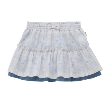 MIKI HOUSE格子裙 グレー 商品画像