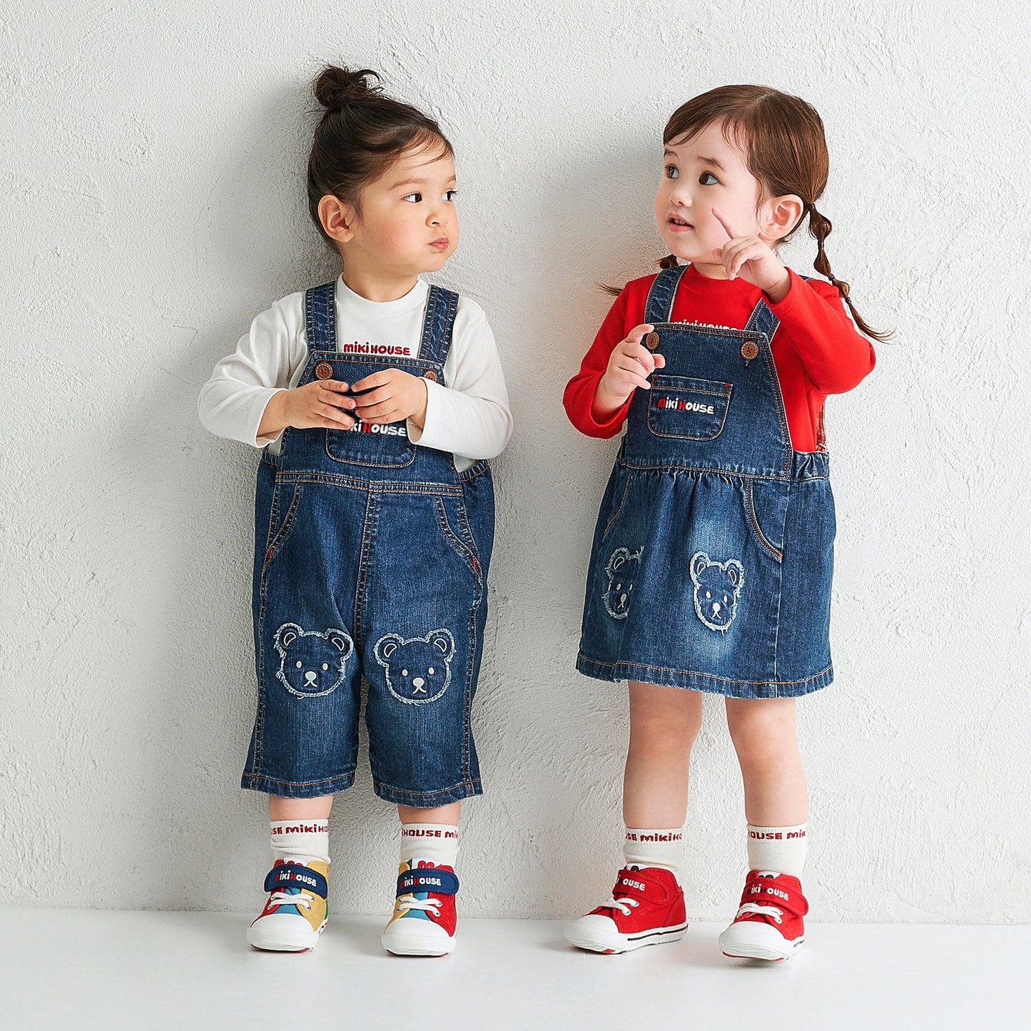 MIKI HOUSEBear jumper skirt