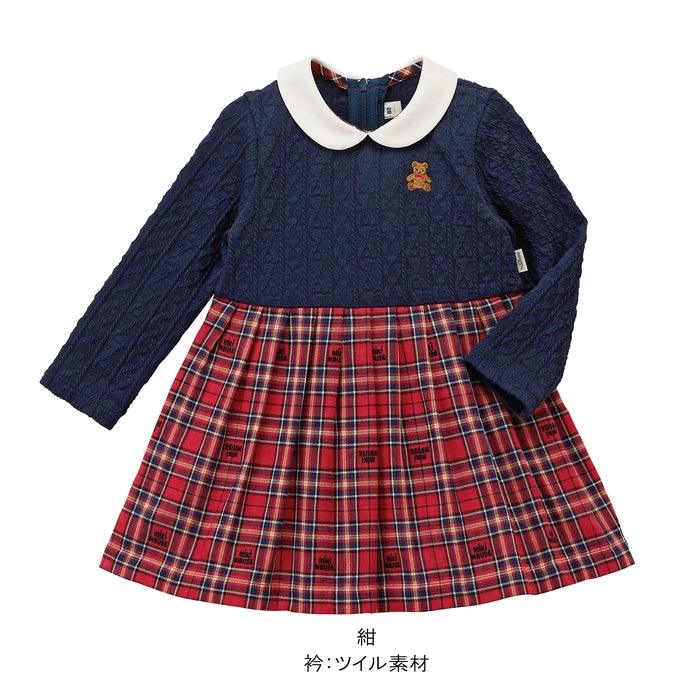 ミキハウスベア ワンピース