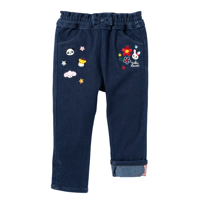 専用　美品　ミキハウス　パンツ5枚セット 美品 ミキハウス パンツ5枚セット シャツ風スタイ・パンツセット