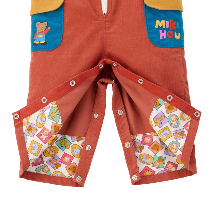 ミキハウスベア オーバーオール