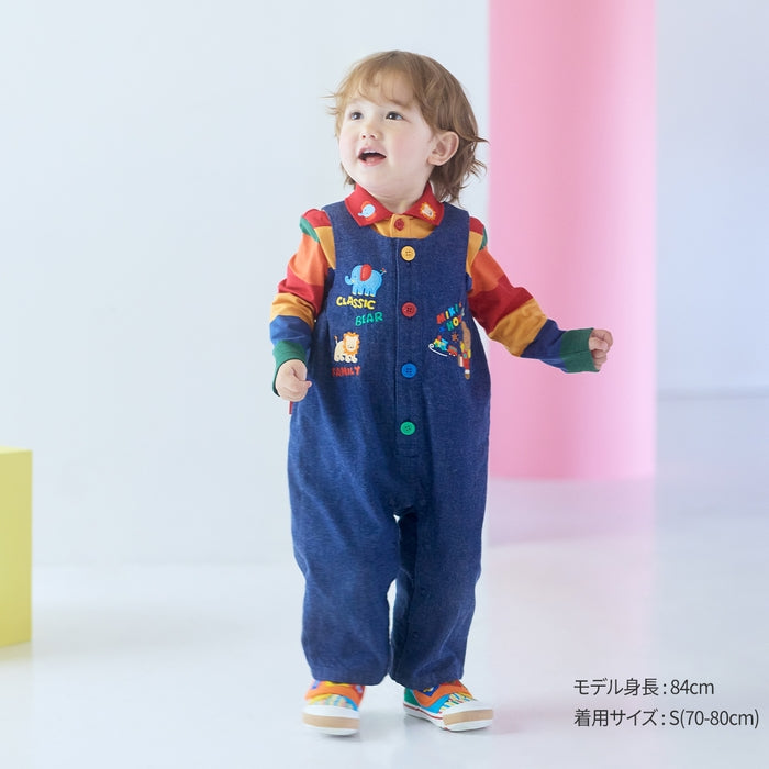 ９分丈オーバーオール