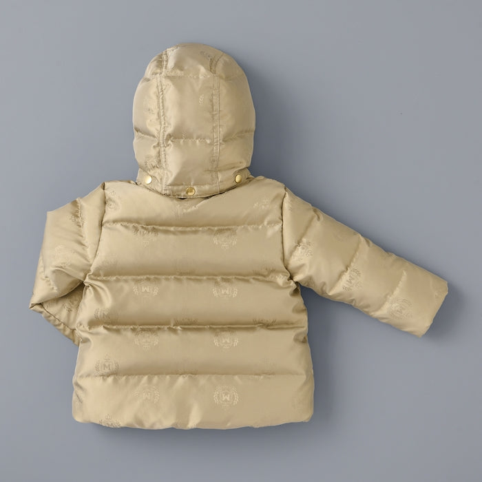 【ゴールドレーベル】ジャカード織 ダウンジャケット