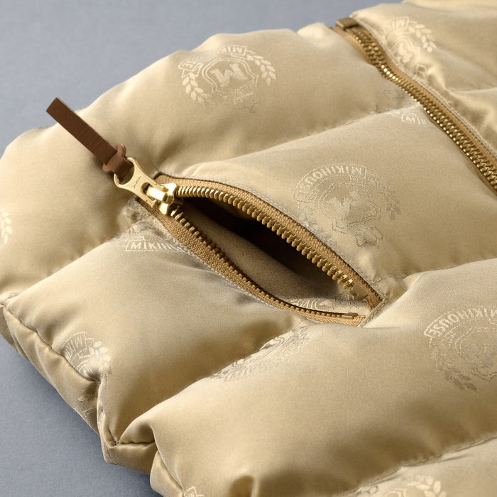 【ゴールドレーベル】ジャカード織 ダウンジャケット