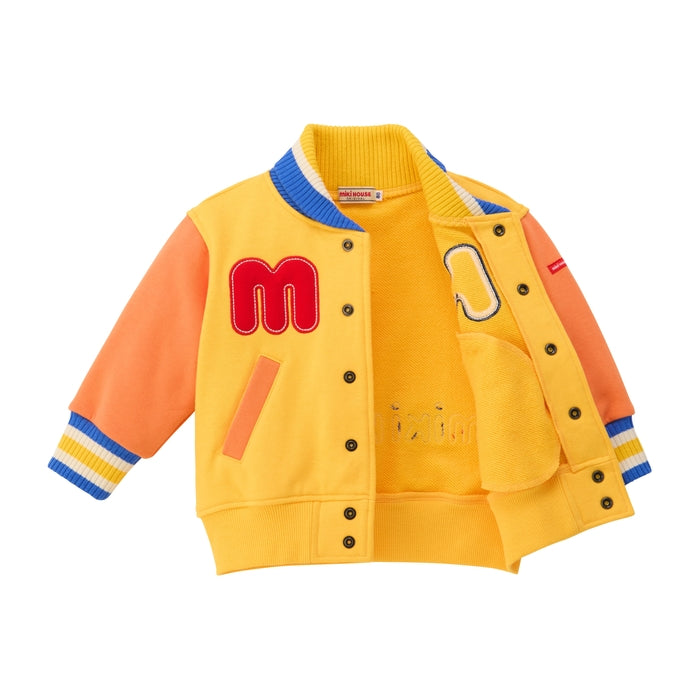 スタジャン風　ジャンパー　ミキハウス セール30%OFF！ミキハウス スタジャン風 ジャンパー(90-130cm