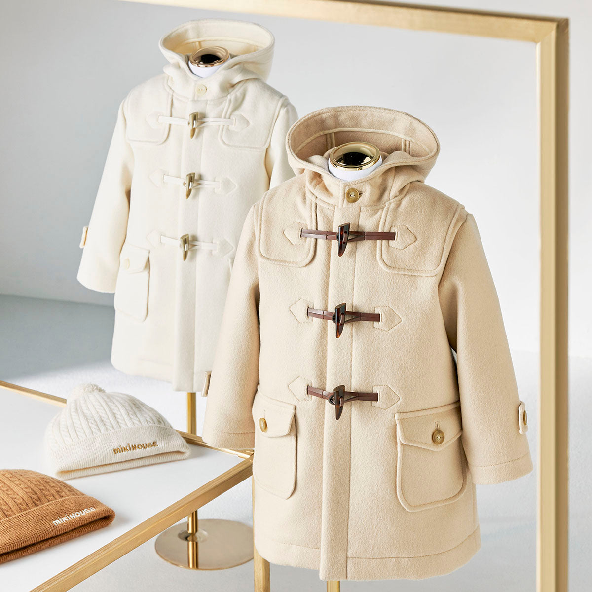 【ゴールドレーベル】カシミヤダッフルコート