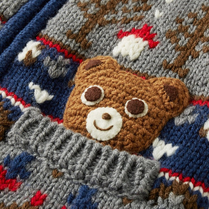 カウチンニットアウター unfil｜カウチンニットジャケット ウール ジップアップ アウター WFFL