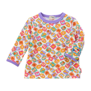 MIKI HOUSEbear long sleeve t-shirt