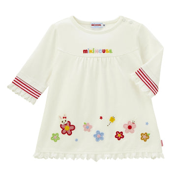 【感謝祭】８分袖Ｔシャツ【配送希望日・キャンセル・返品不可】 白 商品画像