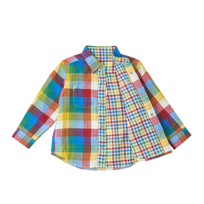 [Thanksgiving] Reversible long-sleeved shirt [No cancellations or returns]