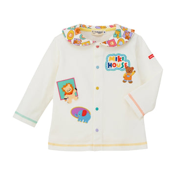 MIKI HOUSEbear long sleeve blouse