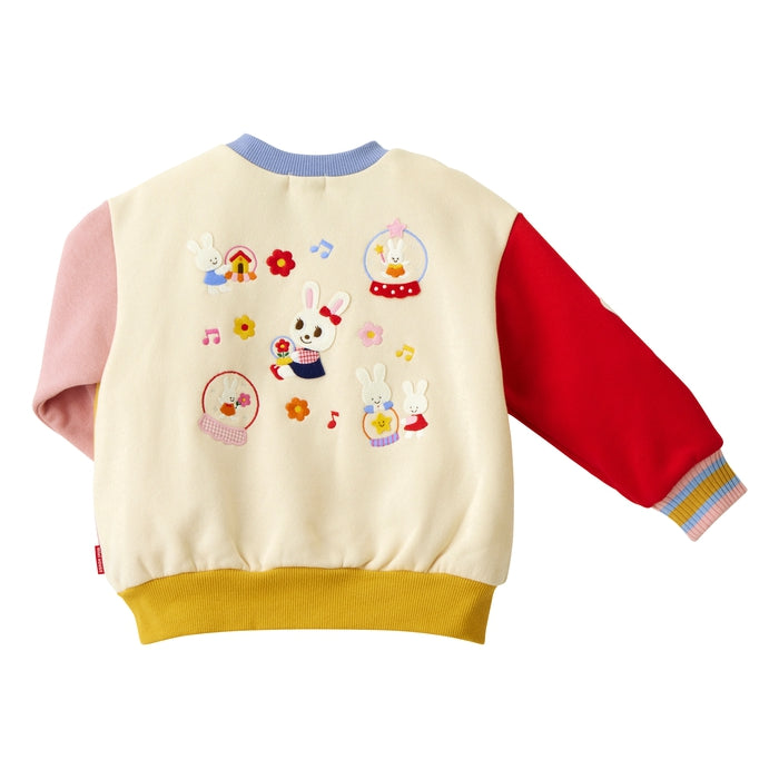 Fleece-lined sweatshirt