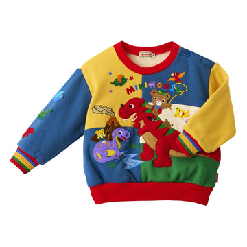 Fleece-lined sweatshirt multi color 商品画像