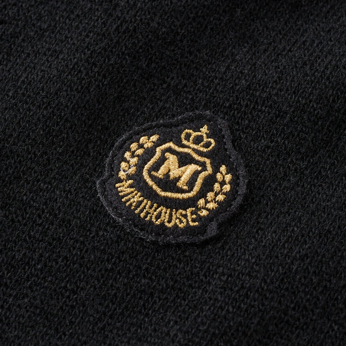 【ゴールドレーベル】カシミヤ吊り編み裏毛トレーナー